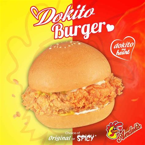 dokito burger|andoks price list.